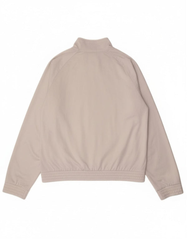 Fila Mens Tracksuit Top Jacket 2XL White Striped Polyester