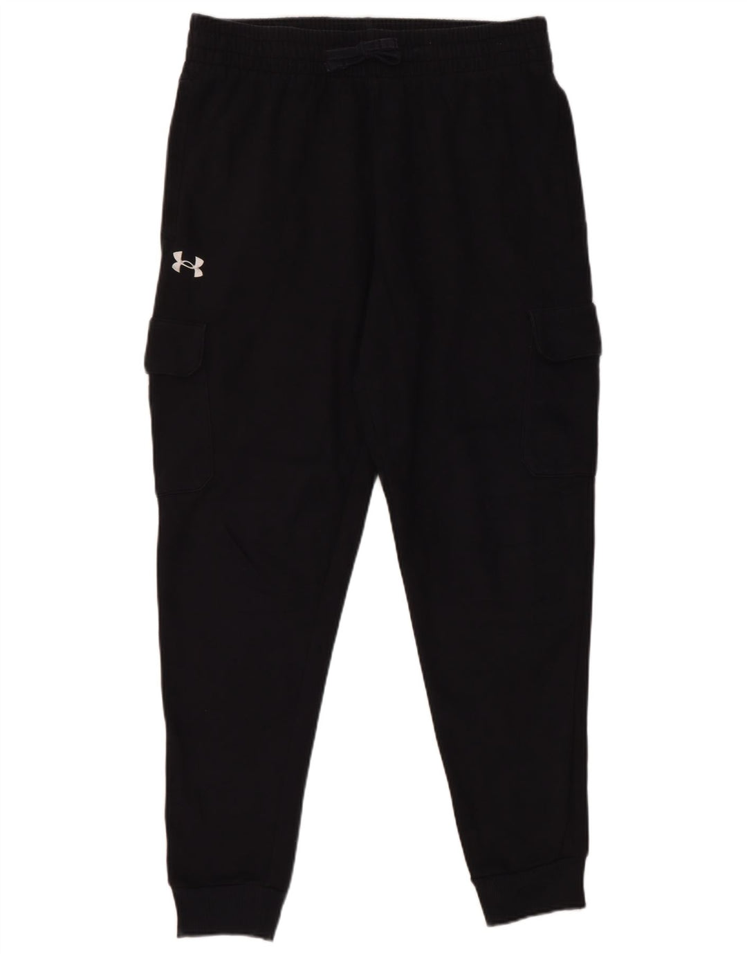 Under Armour Mens Cargo Tracksuit Trousers Joggers Large Black Cotton