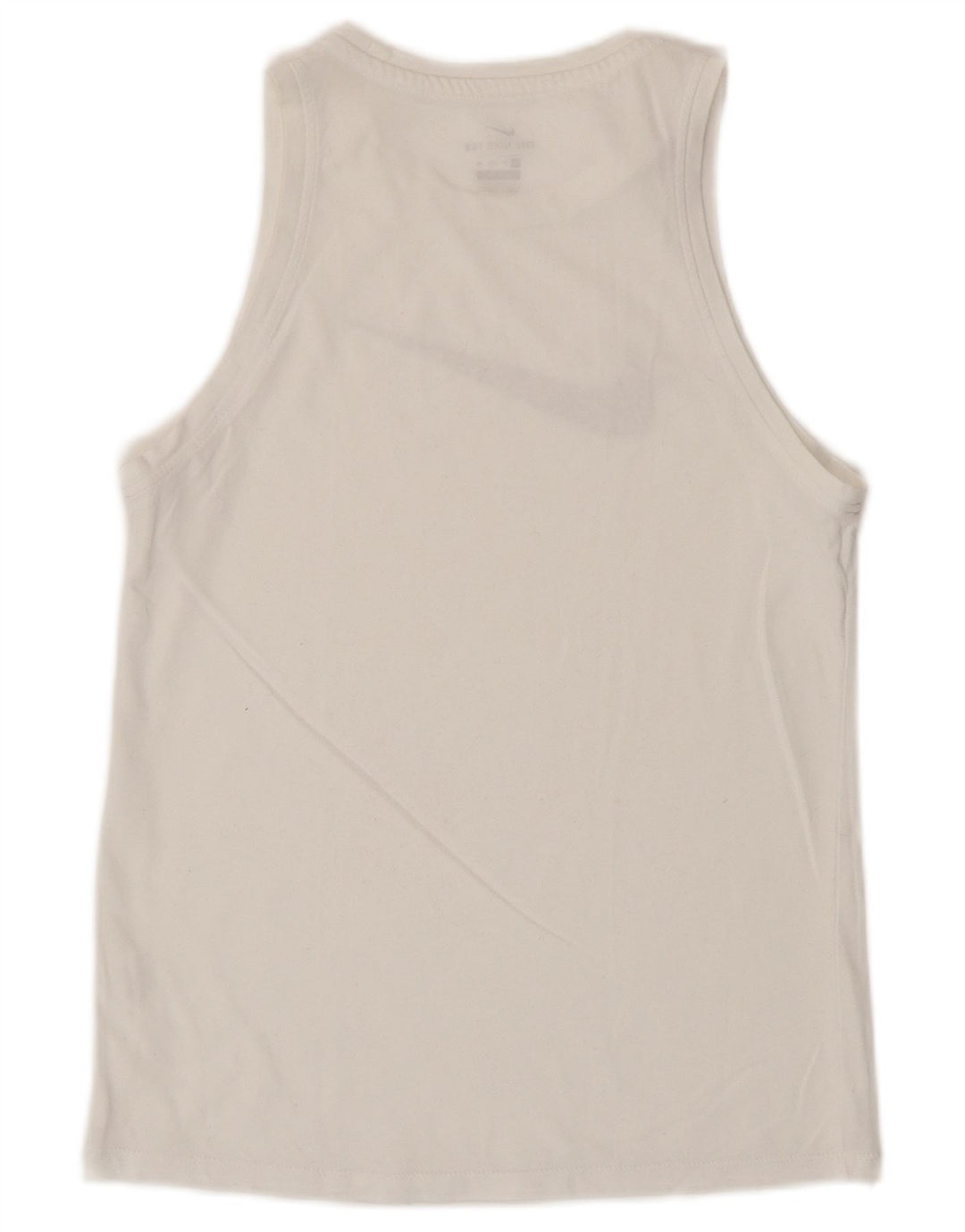 NIKE Womens Dri Fit Graphic Vest Top UK 6 XS White