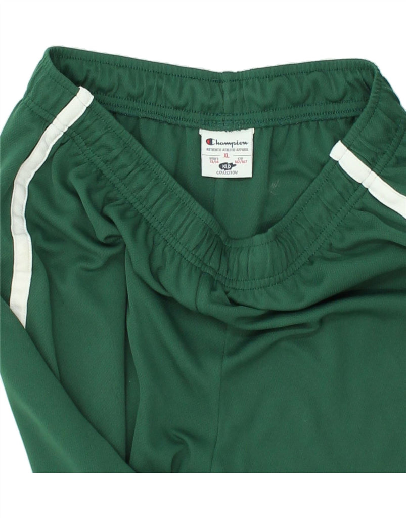 CHAMPION Boys Sport Shorts 13-14 Years XL  Green | Vintage Champion | Thrift | Second-Hand Champion | Used Clothing | Messina Hembry 