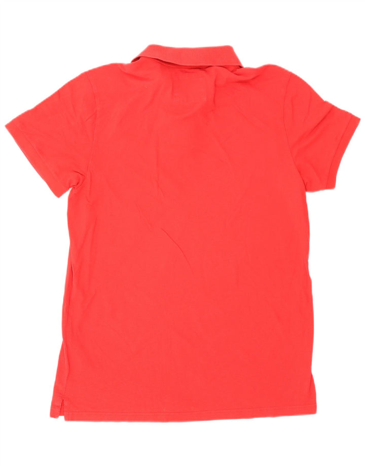 Hollister Mens Polo Shirt XL Red Cotton