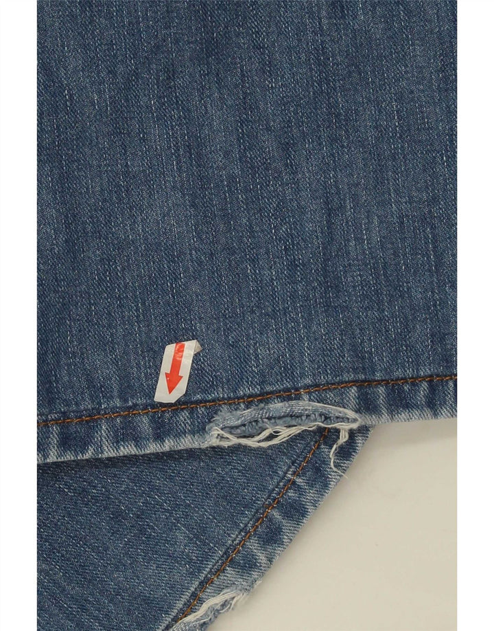 Lee Mens Brooklyn Straight Jeans W36 L31 Blue Cotton