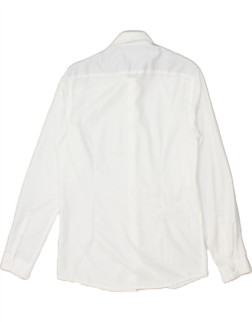 JULES Mens Slim Fit Shirt Medium White | Vintage Jules | Thrift | Second-Hand Jules | Used Clothing | Messina Hembry 