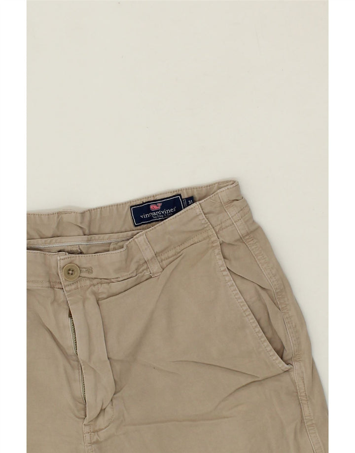 VINEYARD VINES Womens Chino Shorts W31 Medium Beige Cotton Vintage Vineyard Vines and Second-Hand Vineyard Vines from Messina Hembry 