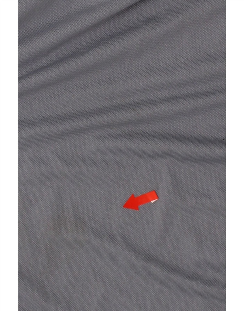 ADIDAS Mens Polo Shirt 2XL Grey Polyester Vintage Adidas and Second-Hand Adidas from Messina Hembry 