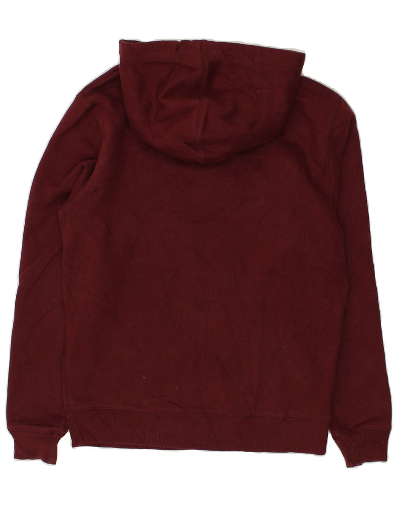 JACK WILLS Mens Graphic Hoodie Jumper Small Maroon Cotton | Vintage Jack Wills | Thrift | Second-Hand Jack Wills | Used Clothing | Messina Hembry 