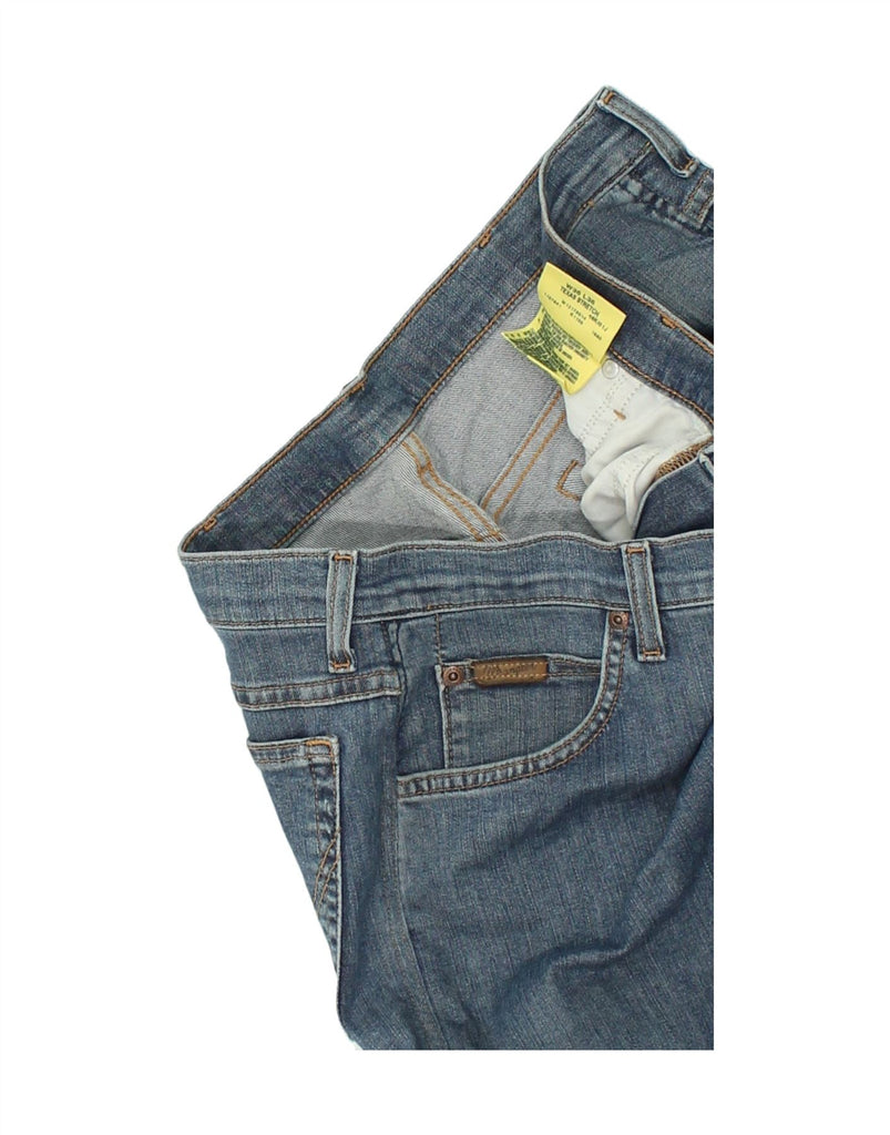 WRANGLER Mens Texas Stretch Straight Jeans W36 L28 Blue Cotton | Vintage Wrangler | Thrift | Second-Hand Wrangler | Used Clothing | Messina Hembry 