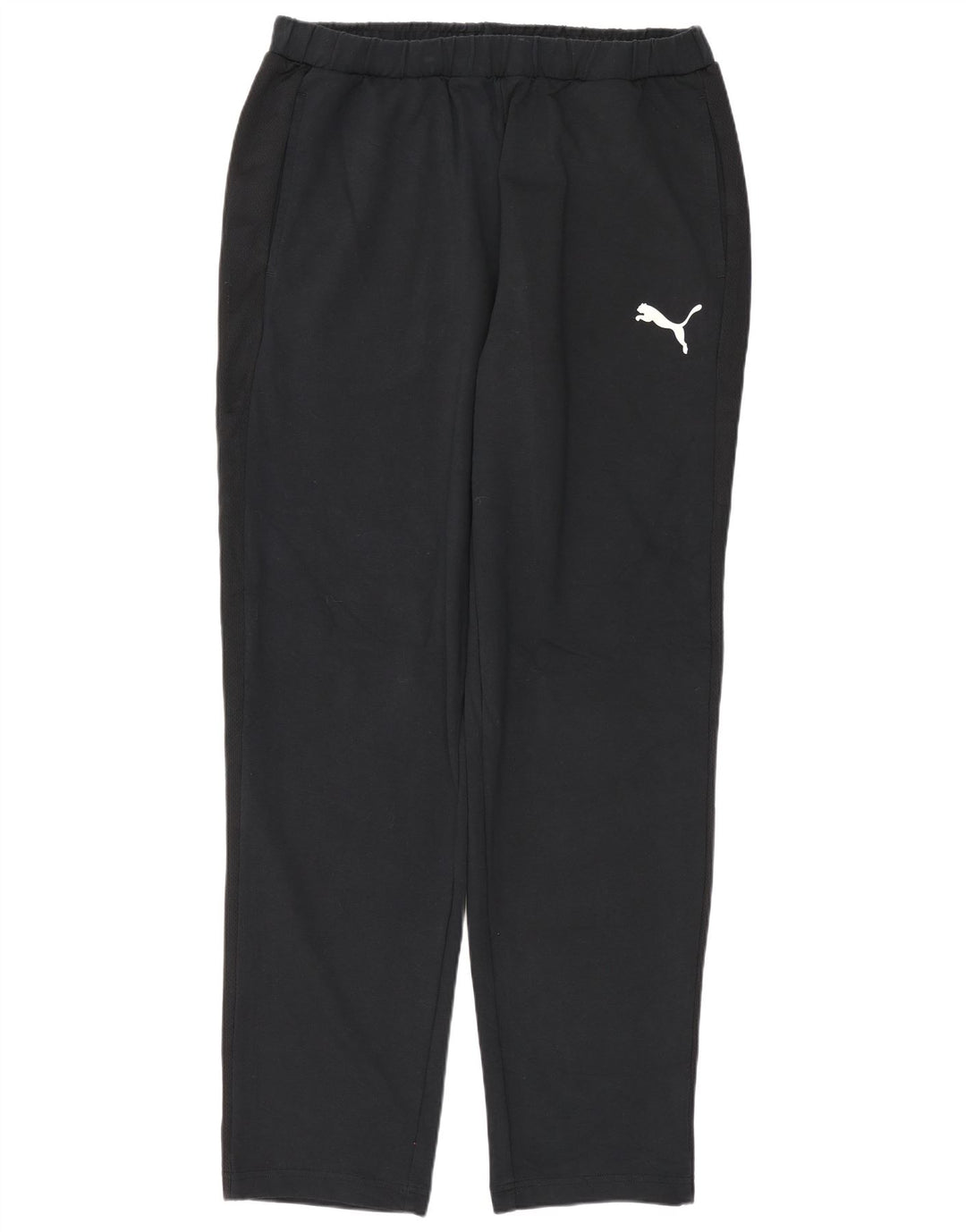 PUMA Mens Tracksuit Trousers Large  Black Cotton