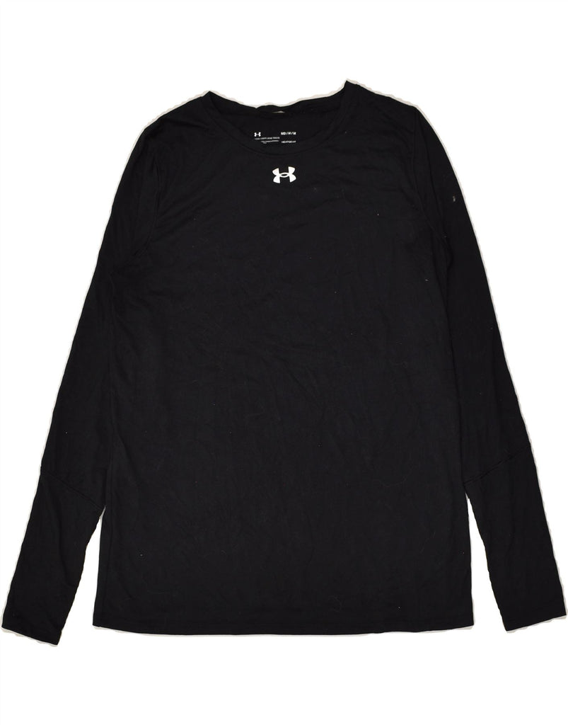 UNDER ARMOUR Mens Heat Gear Top Long Sleeve Medium Black | Vintage Under Armour | Thrift | Second-Hand Under Armour | Used Clothing | Messina Hembry 