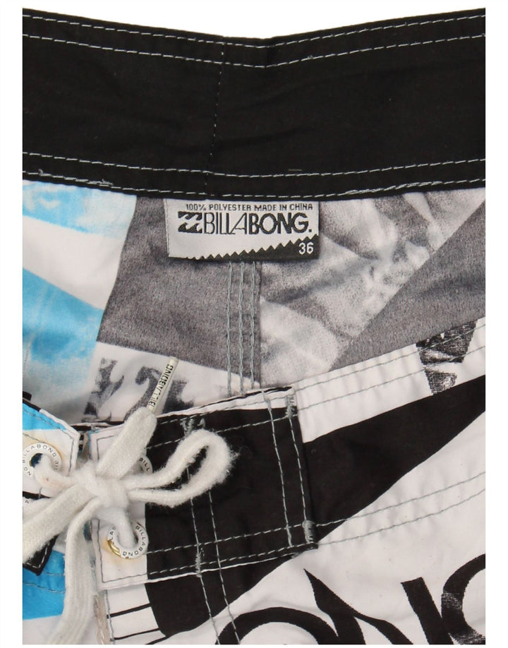 Billabong Mens Graphic Swimming Shorts Large Multicoloured Geometric