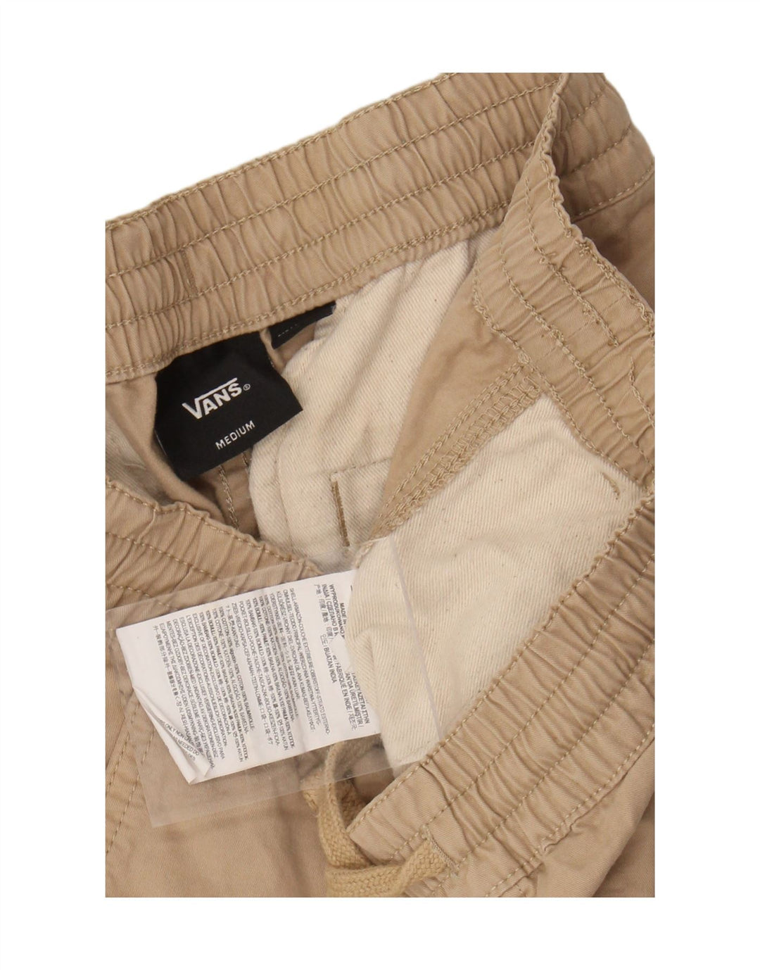 VANS Mens Chino Shorts Medium W30 Beige Cotton
