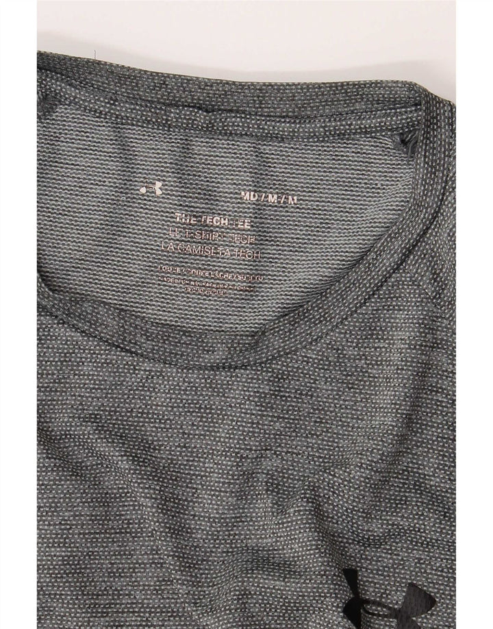 Under Armour Mens T-Shirt Top Medium Grey Flecked