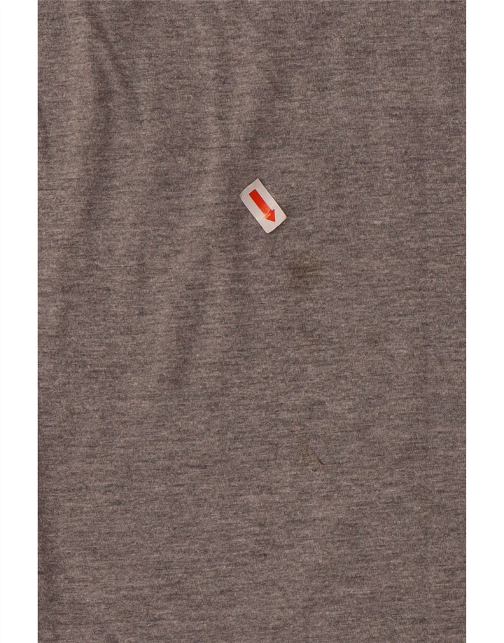 Puma Mens Graphic T-Shirt Top Large Grey Flecked Cotton