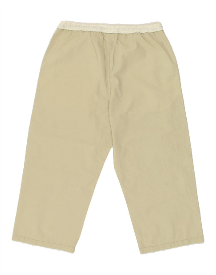 INVICTA Womens Straight Capri Trousers  Small W28 L20 Beige Cotton Vintage Invicta and Second-Hand Invicta from Messina Hembry 