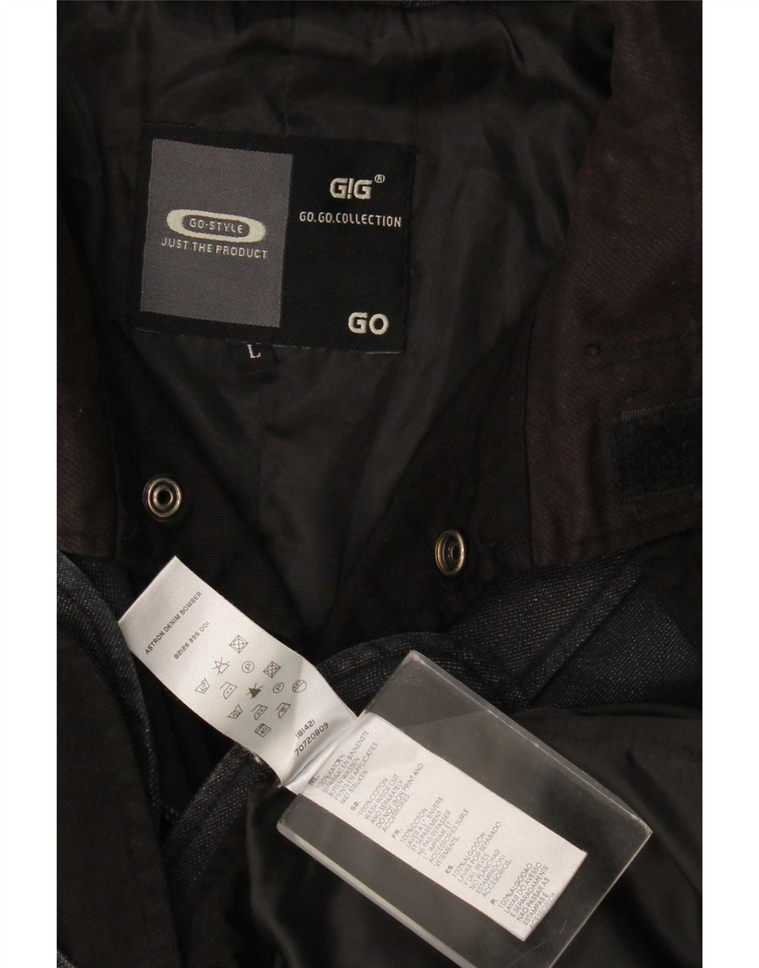 G-Star Mens Denim Jacket UK 40 Large Grey Cotton
