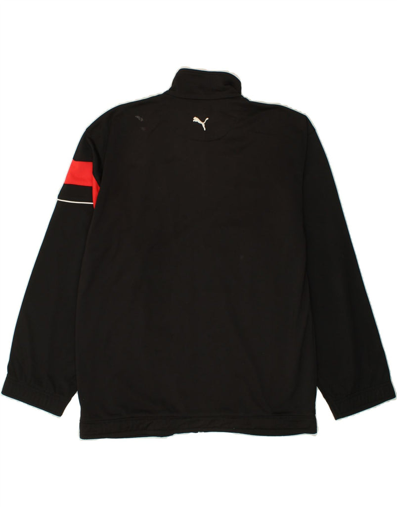 PUMA Mens Tracksuit Top Jacket Small Black Colourblock Polyester Vintage Puma and Second-Hand Puma from Messina Hembry 