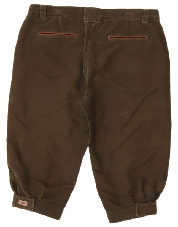 Musto Womens Bermuda Shorts UK 16 Large W34  Khaki Cotton