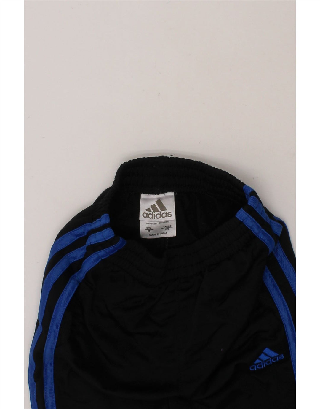 ADIDAS Baby Boys Tracksuit Trousers 18-24 Months  Black Polyester Vintage Adidas and Second-Hand Adidas from Messina Hembry 
