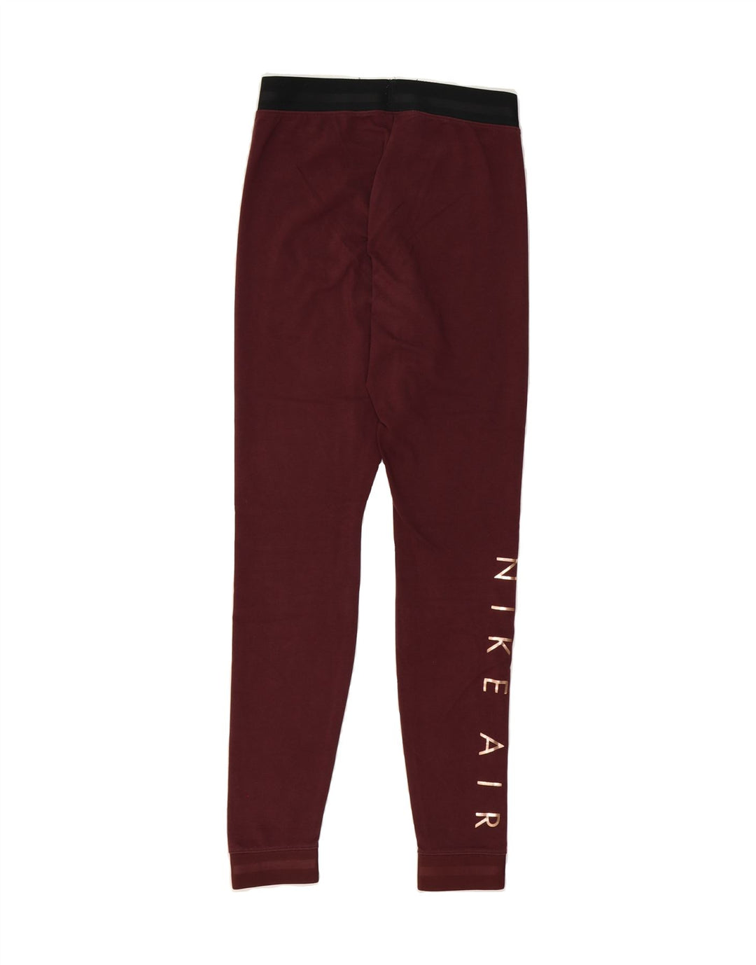 NIKE Womens Leggings UK 10 Small Burgundy Cotton Vintage Nike and Second-Hand Nike from Messina Hembry 