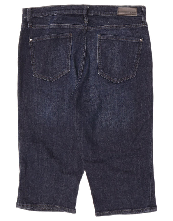 Dkny Womens Denim Shorts US 8 Medium W30 Navy Blue Cotton