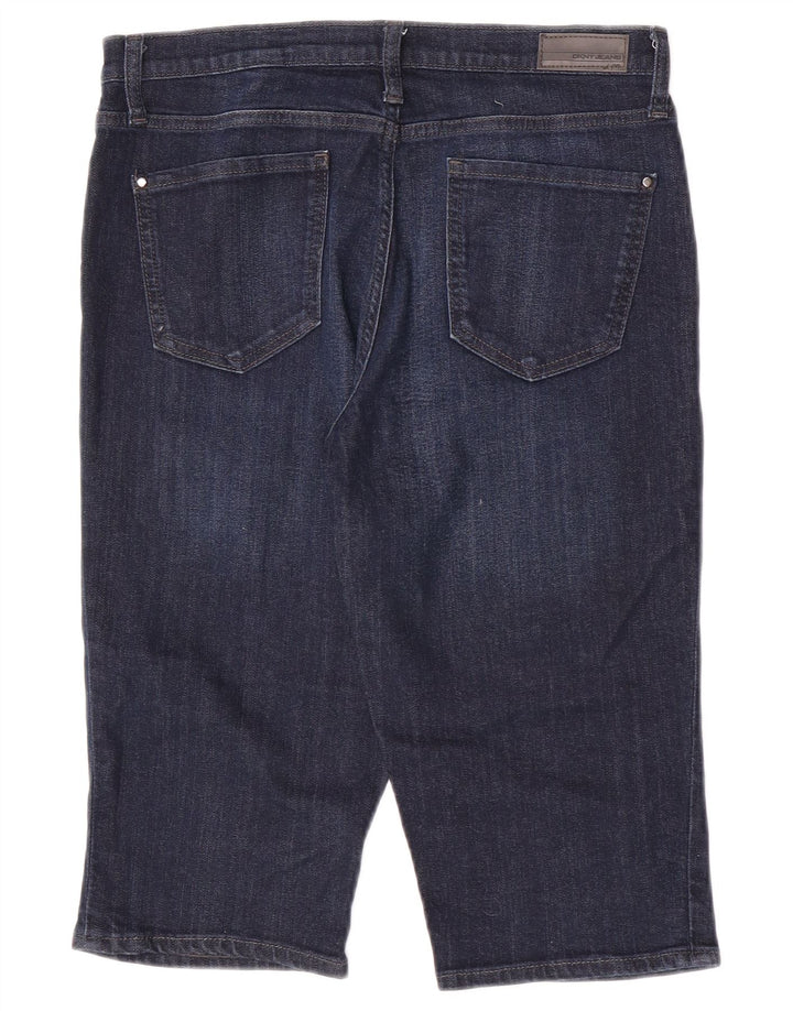 Dkny Womens Denim Shorts US 8 Medium W30 Navy Blue Cotton