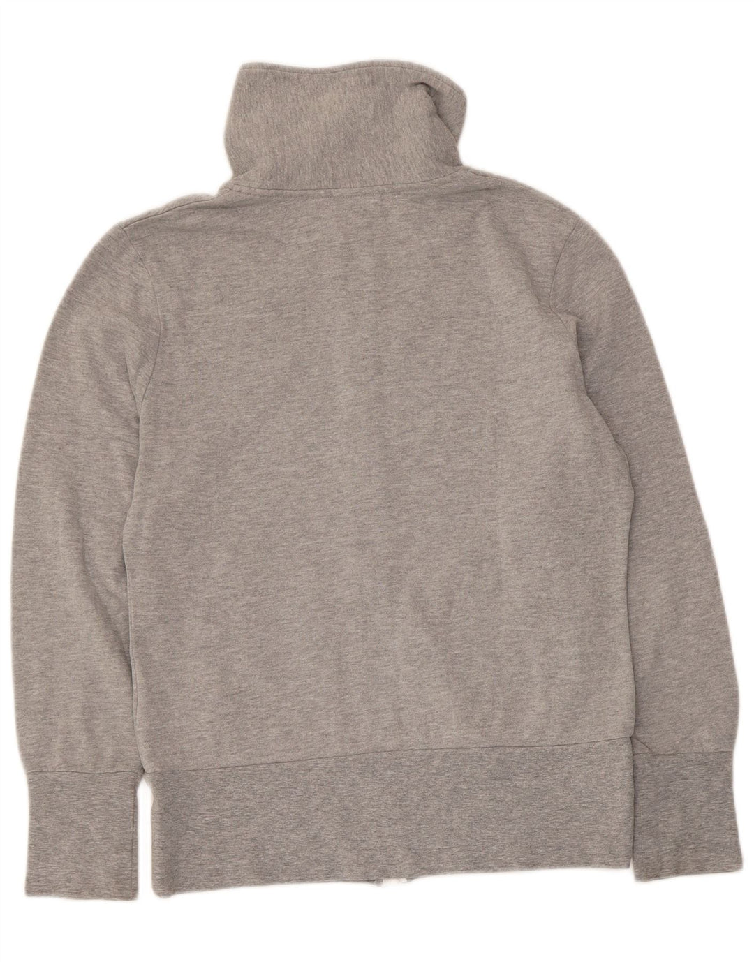 Brugi Womens Graphic Tracksuit Top Jacket UK 14 Medium Grey Flecked Cotton