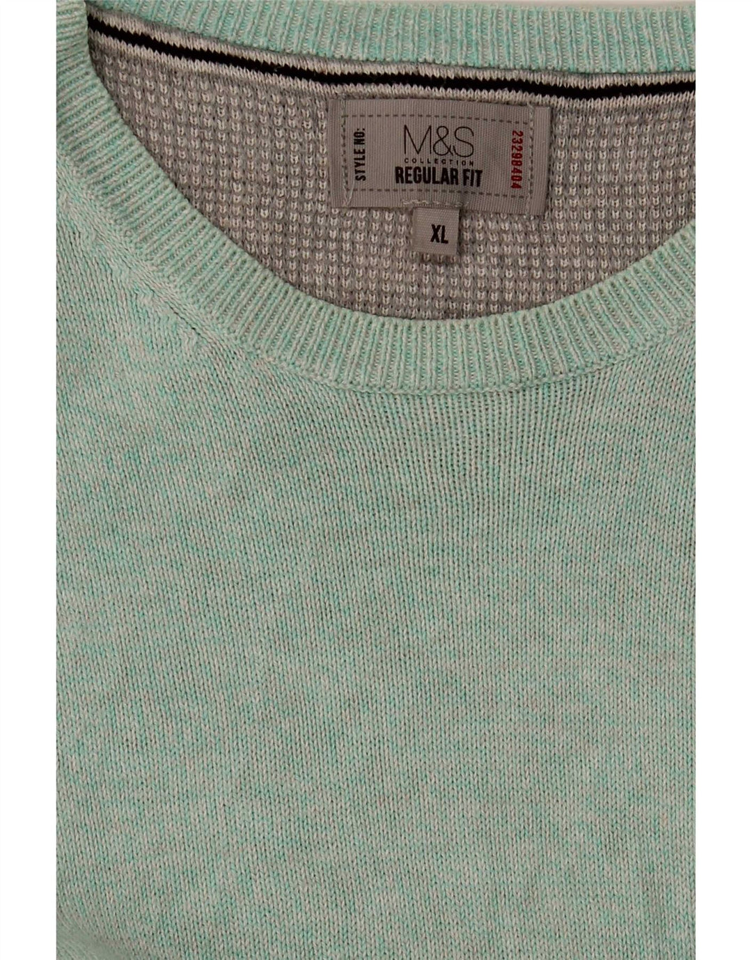 Marks & Spencer Mens Regular Fit Crew Neck Jumper Sweater XL Blue