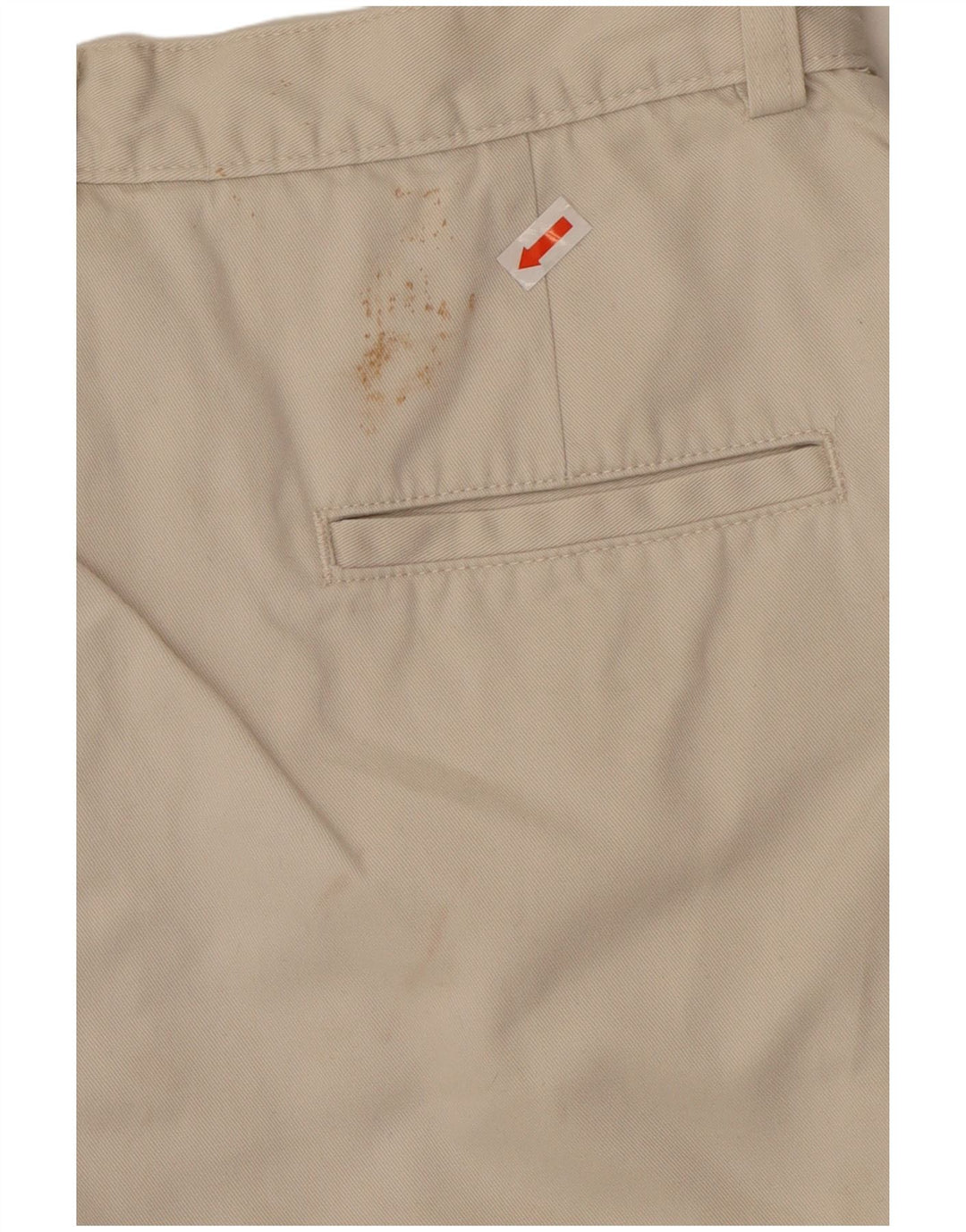 Eddie Bauer Womens Chino Shorts US 10 Large W30  White