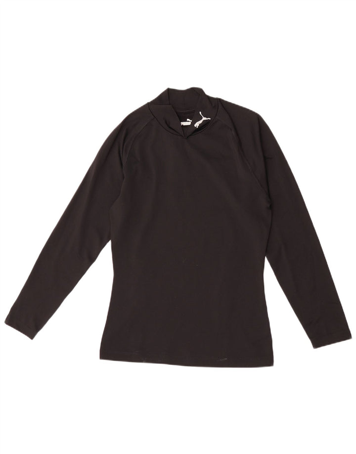 Puma Mens Top Long Sleeve Medium Black