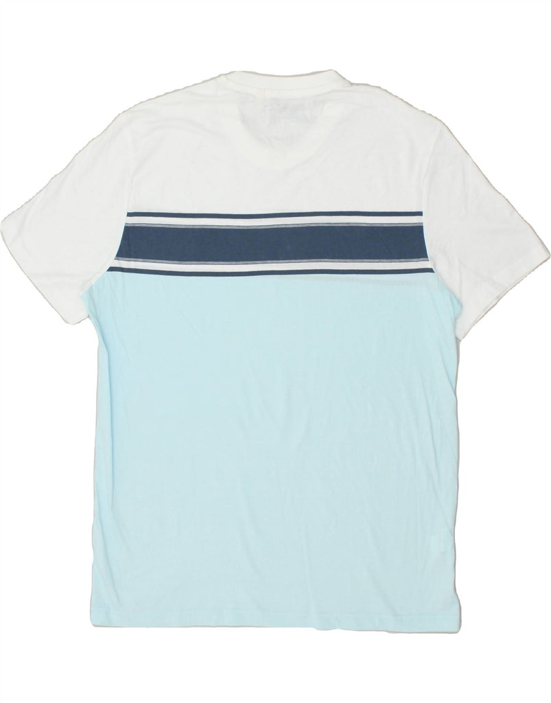 PENGUIN Mens T-Shirt Top Large White Colourblock Cotton | Vintage Penguin | Thrift | Second-Hand Penguin | Used Clothing | Messina Hembry 