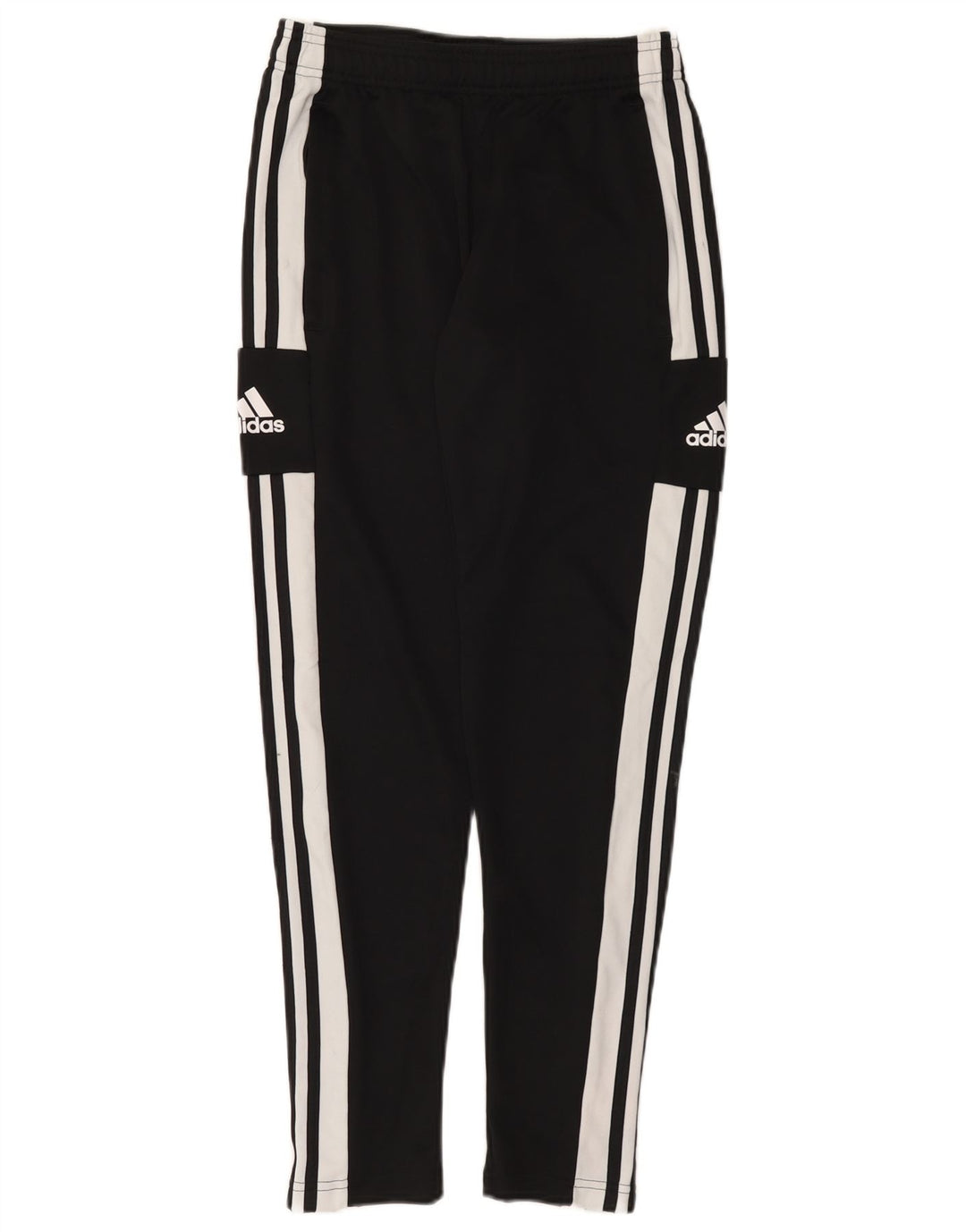 Adidas Mens Aeroready Tracksuit Trousers Small Black Colourblock Polyester