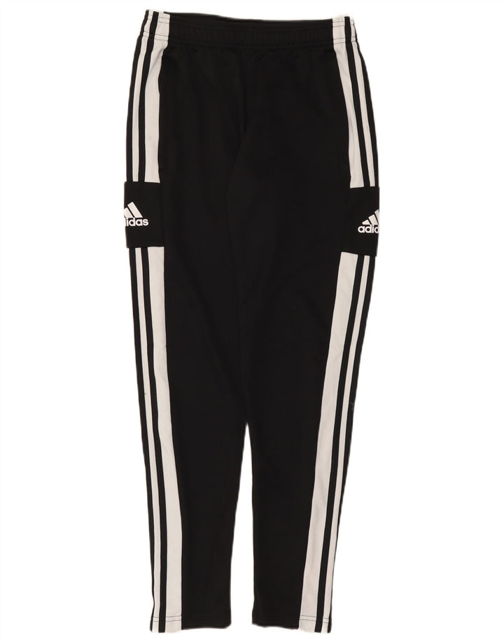 Adidas Mens Aeroready Tracksuit Trousers Small Black Colourblock Polyester
