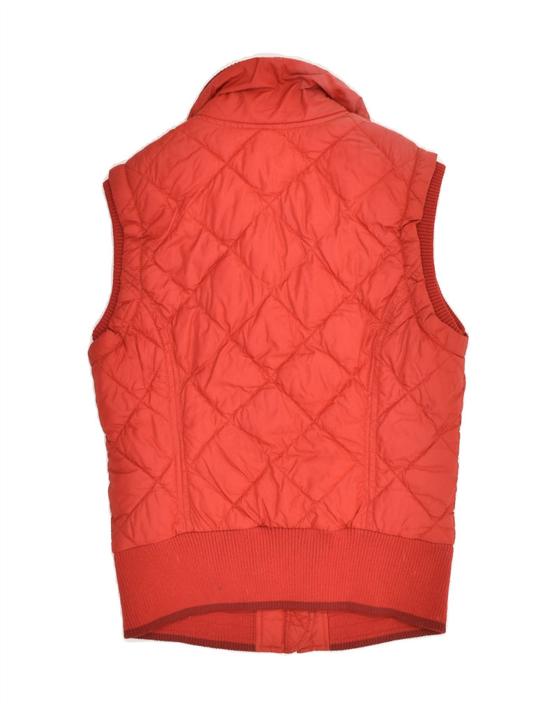 TOMMY HILFIGER Womens Padded Gilet UK 12 Medium Red Polyester | Vintage Tommy Hilfiger | Thrift | Second-Hand Tommy Hilfiger | Used Clothing | Messina Hembry 