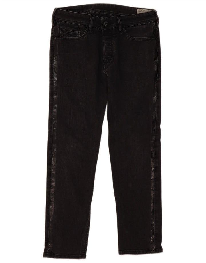 Diesel Womens Straight Jeans W29 L26 Grey Cotton