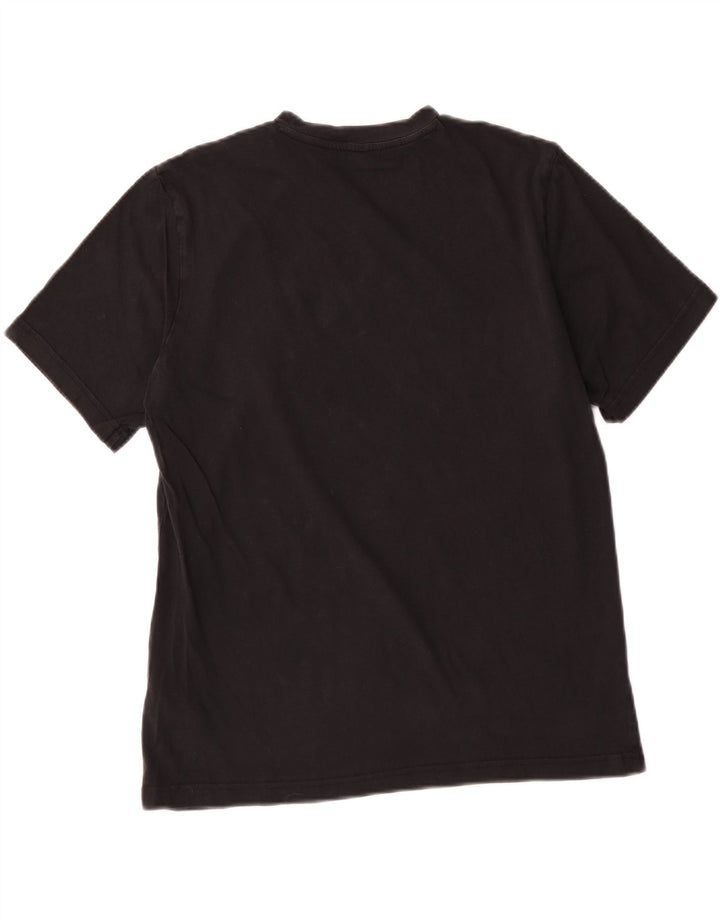 ADIDAS Womens T-Shirt Top UK 14 Medium Black Cotton Vintage Adidas and Second-Hand Adidas from Messina Hembry 