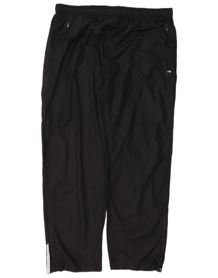 RUSSELL ATHLETIC Mens Tracksuit Trousers XL Black Polyester