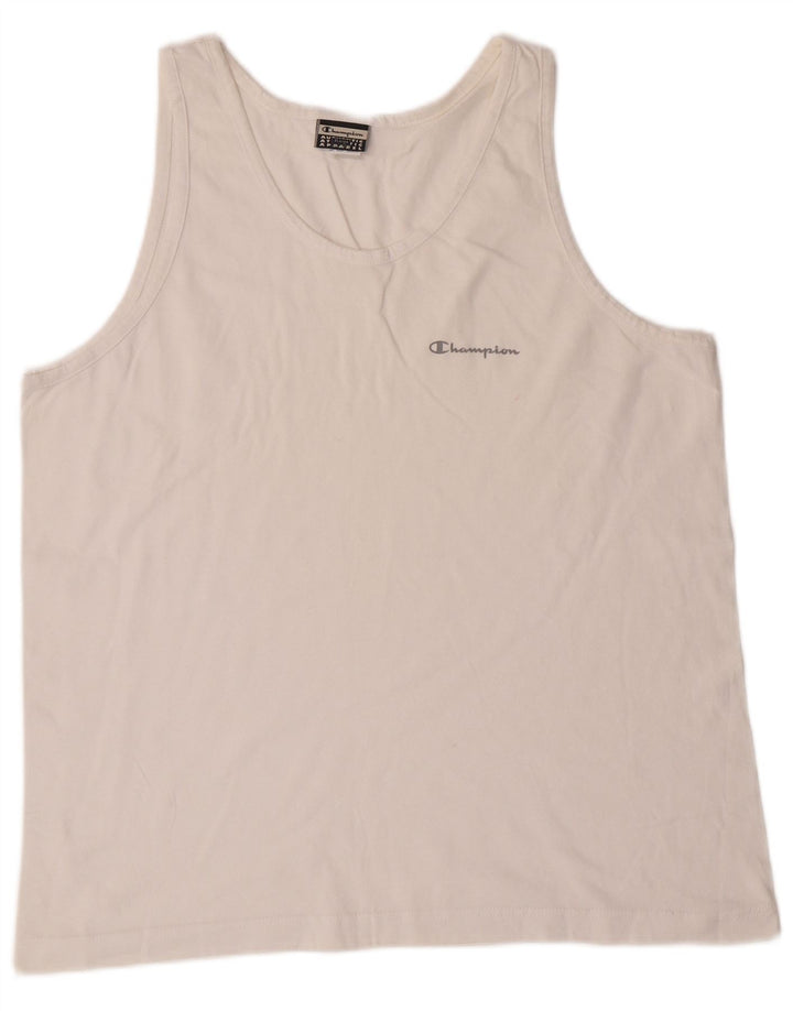 CHAMPION Womens Vest Top UK 18 XL White