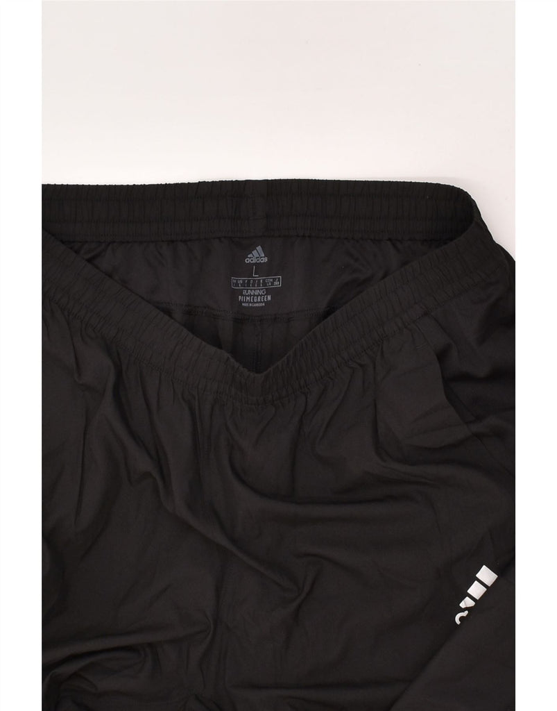 ADIDAS Mens Tracksuit Trousers Large Black | Vintage Adidas | Thrift | Second-Hand Adidas | Used Clothing | Messina Hembry 