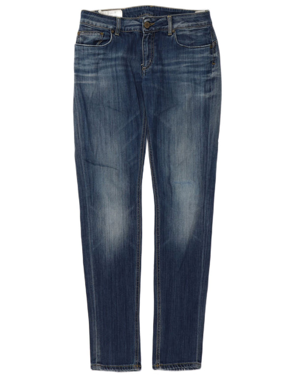 Dondup Womens Skinny Jeans W30 L34 Blue Cotton