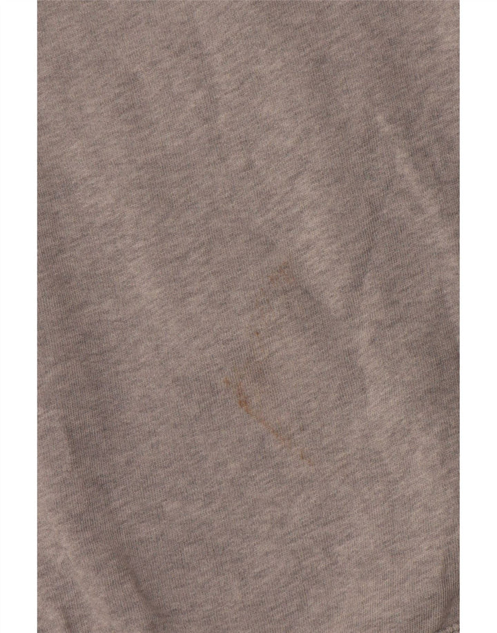 Levi's Womens Oversized Sweatshirt Jumper UK 14 Medium Grey Flecked Cotton
