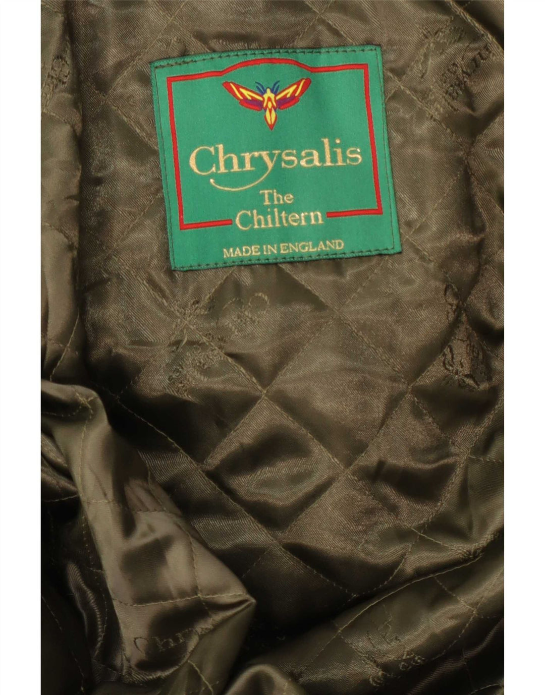 Chrysalis Mens Utility Jacket UK 44 2XL Khaki Plaid Wool