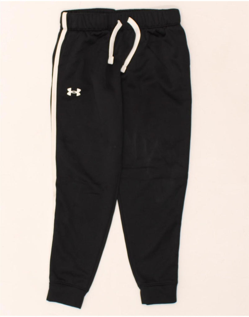 UNDER ARMOUR Boys Tracksuit Trousers Joggers 7-8 Years Small Black | Vintage Under Armour | Thrift | Second-Hand Under Armour | Used Clothing | Messina Hembry 