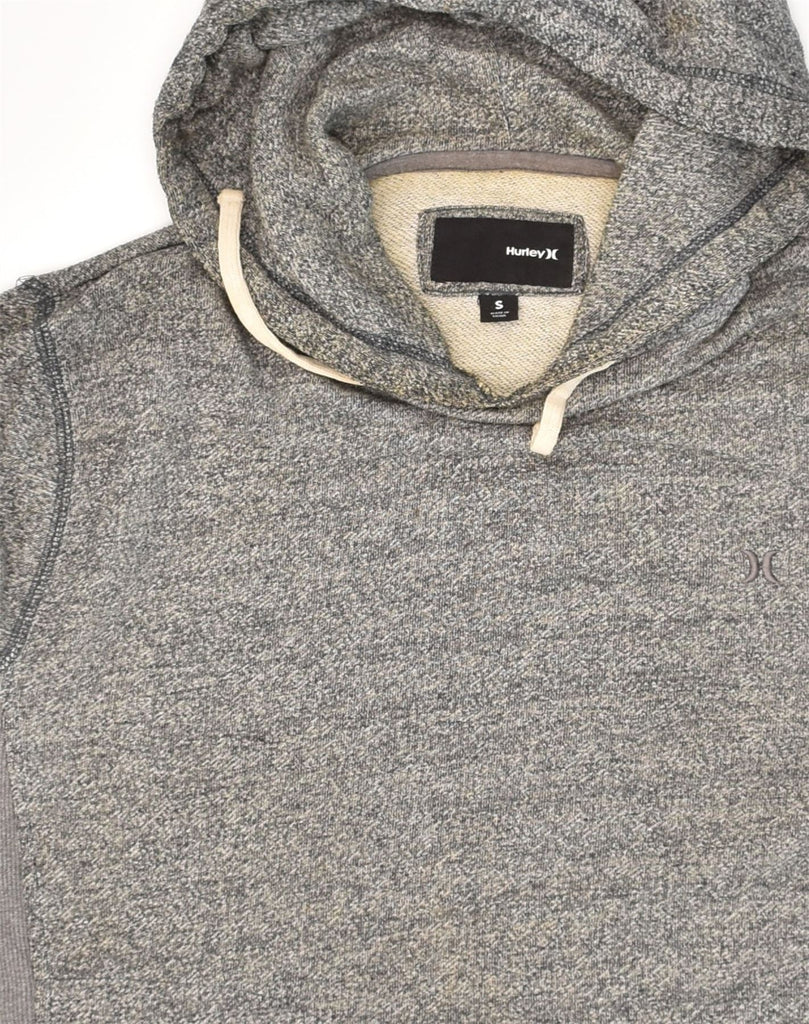 HURLEY Mens Hoodie Jumper Small Grey Cotton | Vintage Hurley | Thrift | Second-Hand Hurley | Used Clothing | Messina Hembry 