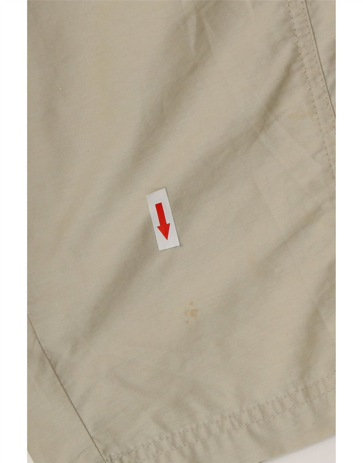 Marks & Spencer Mens Cargo Shorts W32 Medium Green Cotton