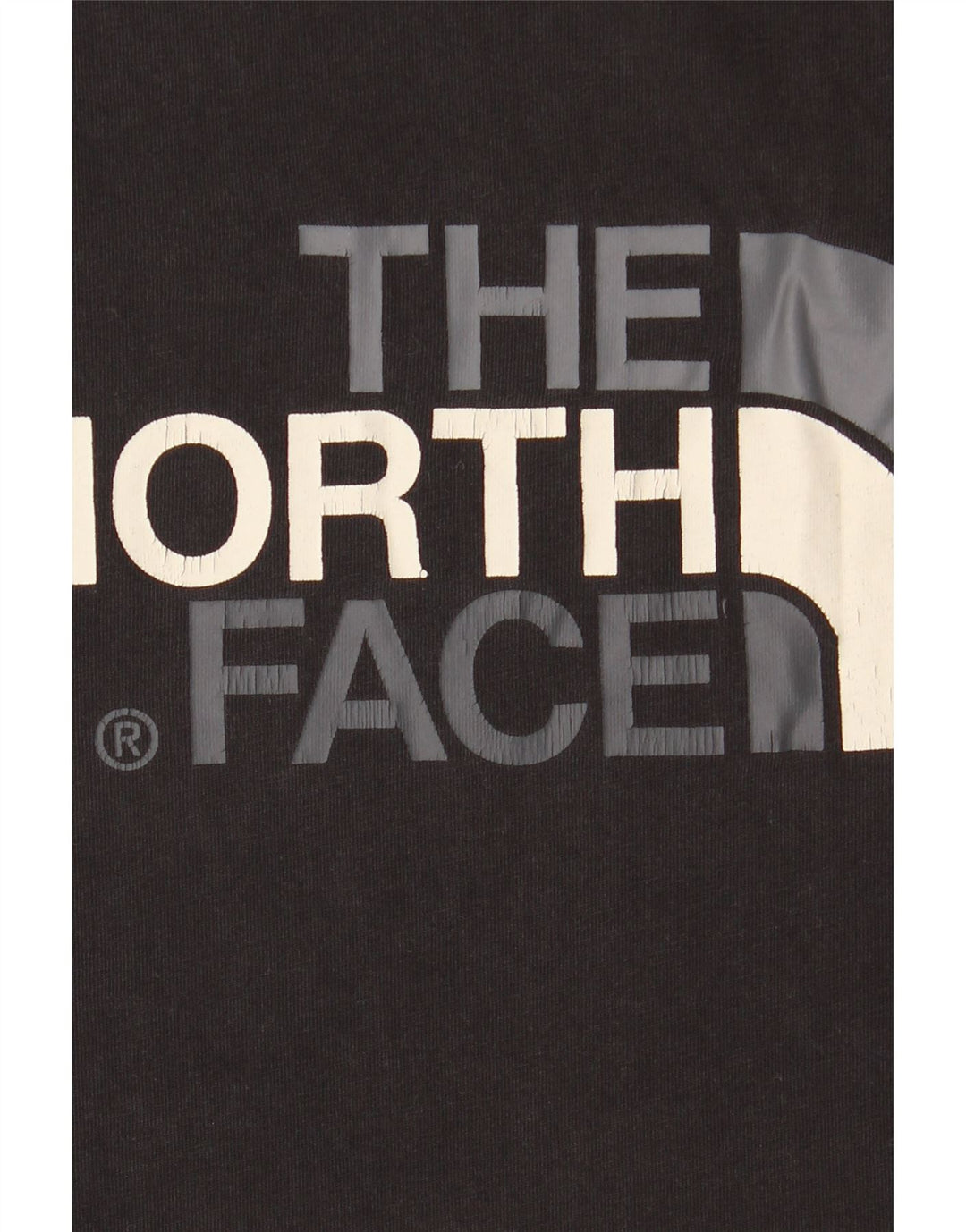 THE NORTH FACE Mens Graphic T-Shirt Top Large Black Cotton