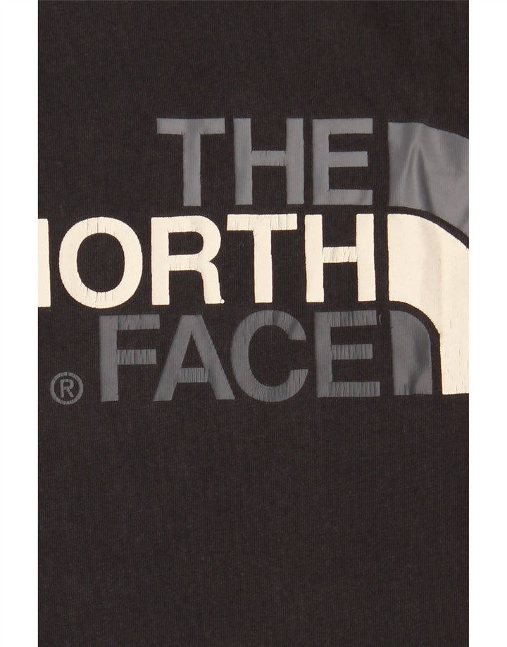 THE NORTH FACE Mens Graphic T-Shirt Top Large Black Cotton