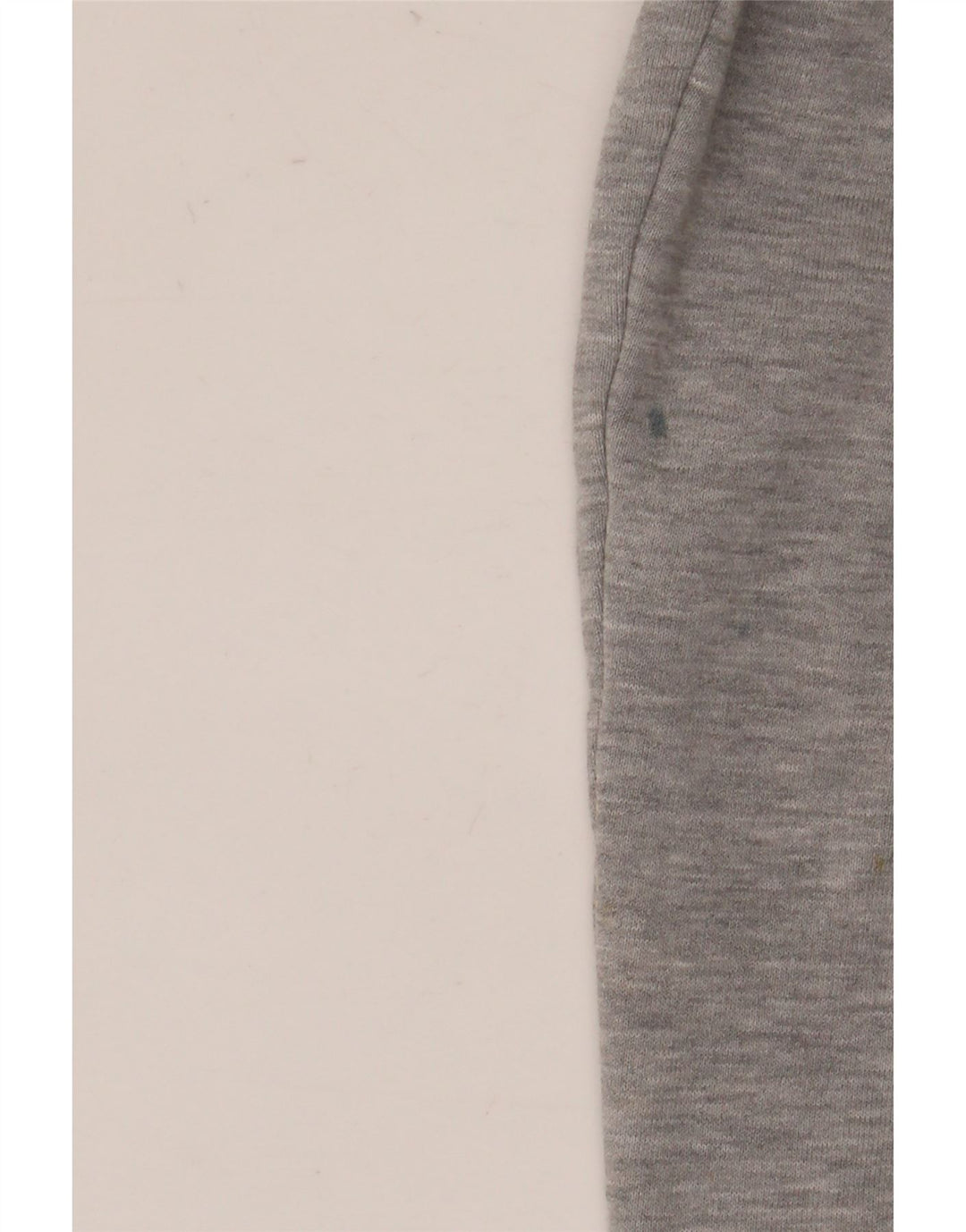 Adidas Mens Zip Hoodie Sweater Large Grey Flecked Cotton