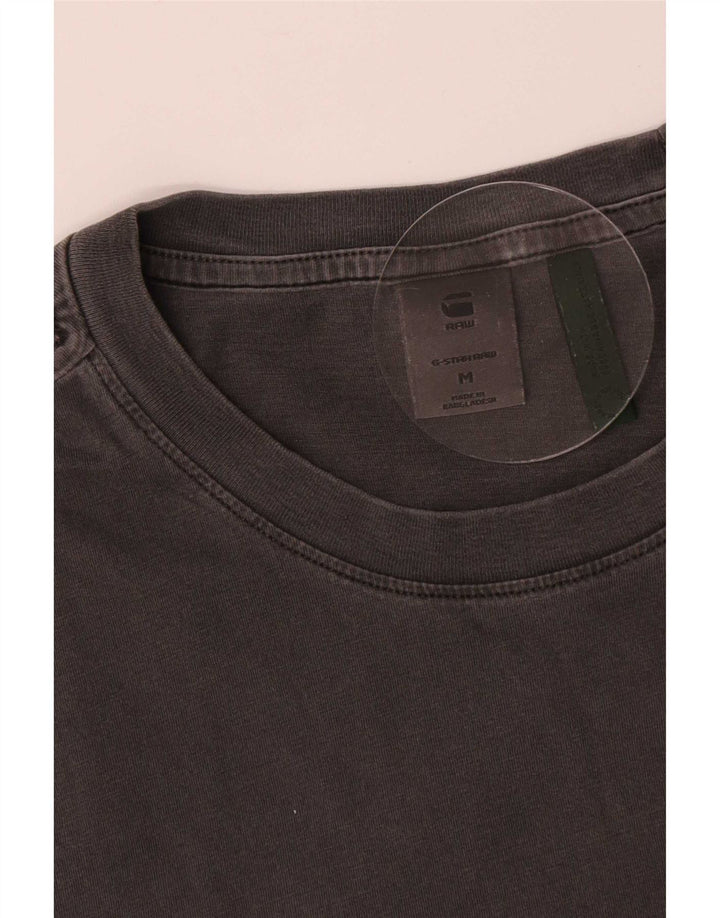 G-Star Mens T-Shirt Top Medium Grey