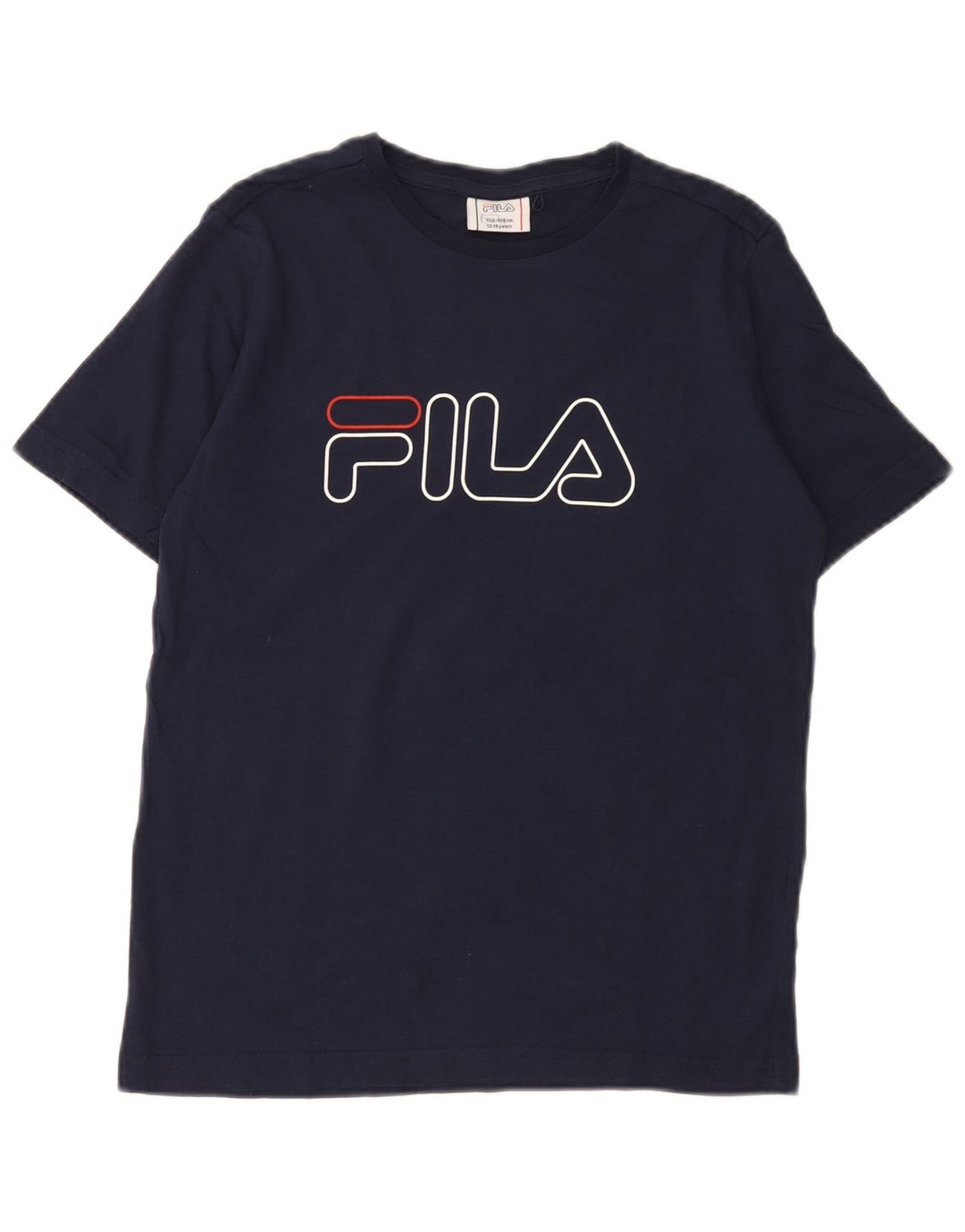 Fila Boys Graphic T-Shirt Top 13-14 Years Navy Blue