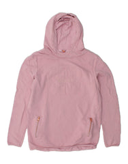 TED BAKER Girls Graphic Hoodie Jumper 13-14 Years Pink Cotton